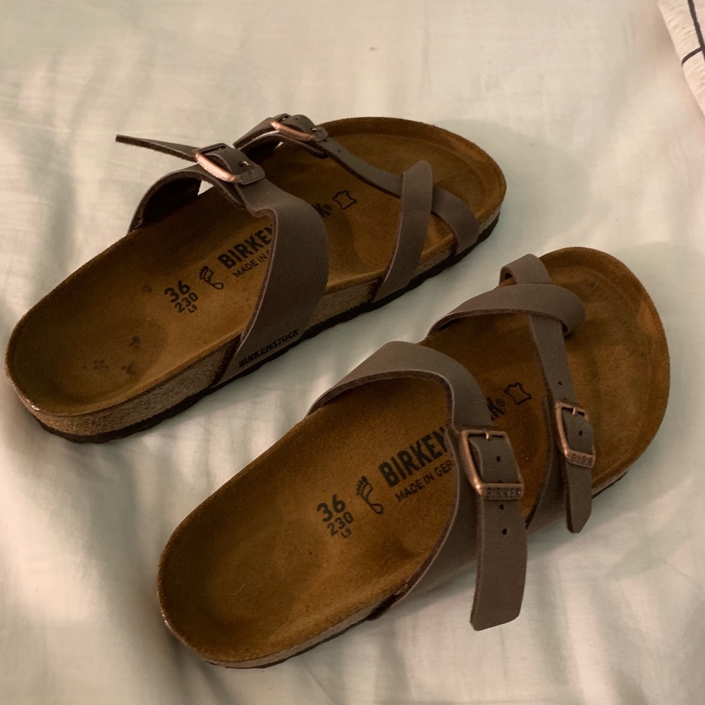 Brown Birkenstocks